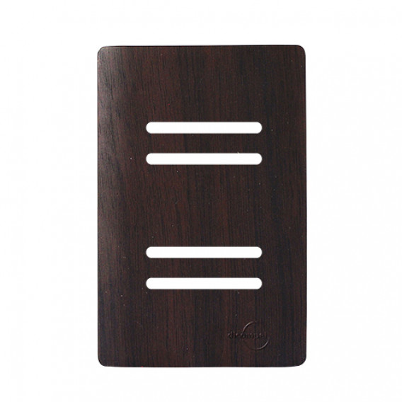 Placa p/ 4 Interruptores (especial) 4x2 - Novara Tabaco